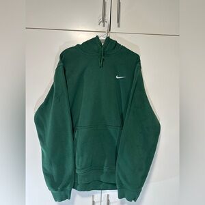 Nike Sportwear Club Fleece Swoosh Pullover Hoodie Men's 2XL Green 611457-341